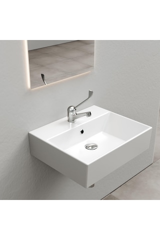 Aqua Bagno 30.39.62.01.01 Basic Bedensel Engelli Lavabo Bataryası