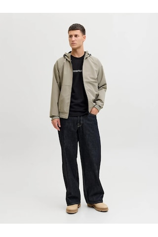 Jack & Jones Jack&jones Jcofusion Chest Brand Tee Ss Erkek T-shirt 12289936 Siyah