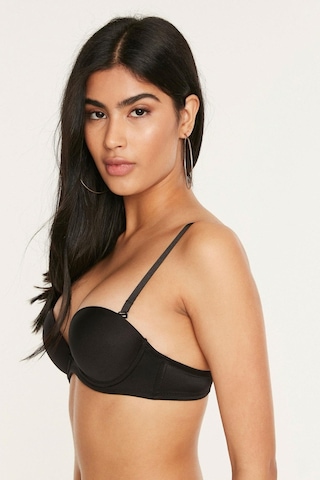 Kompedan Çift Destekli Basic Sütyen New Bra 7040-siyah Siyah