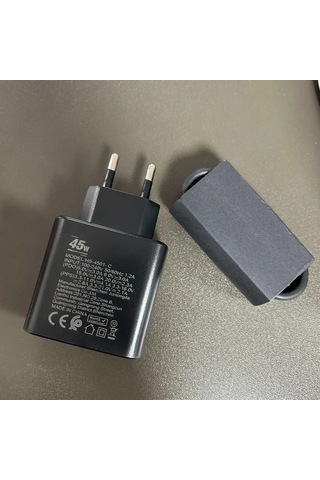 Honeybeeshop Siyah 45w Ultra Hızlı Şarj Cihazı Pd30 Usb C Fiş Ve 1m Cden Cy Şarj Kablosu 5a Seri İpdone Uyumlu 1516 Serisi Cep Telefonları Uygun