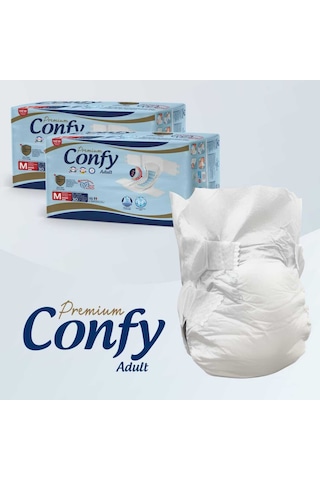 Confy Adult Yetişkin Bezi Medium 30 Adet X 2 Paket