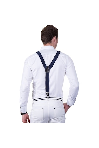 Tudors Erkek Pantolon Askısı Lacivert