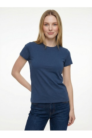 Kadın T-shirt Lf2042935 Navy Lacivert
