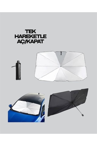 Northcity Pratik Ön Cam Güneşliği - Geniş Kapsama Ve Kolay Saklama