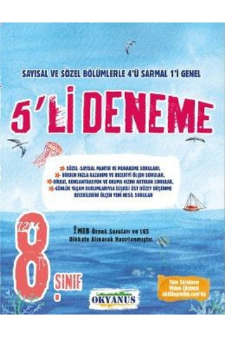 8. Sınıf 5'li Deneme -  Okyanus Eğitim