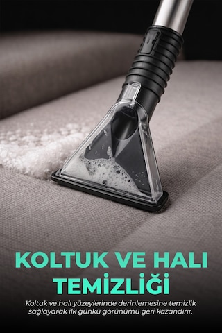 Kt-503 Premium Koltuk & Halı Yıkama Makinesi 800w 17 Kpa