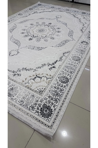Safyün Halı Kadife Kf501 Gri 200 X 290 Renkli