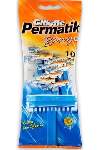 Gillette Permatik Banyo Tıraş Bıçağı 10'lu