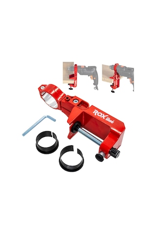 Rox Wood 0262 Tezgah Tipi Alüminyum Matkap Sabitleme Mengenesi