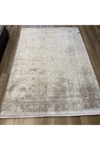 Hoom Rugs Elegant 004 Vizon Bej Doğal Elyaf Yansımalı Klasik Desenli Salon Halısı