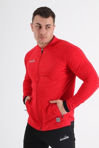 Diadora Elite Kamp Eşofmanı Tek Üst Kırmızı