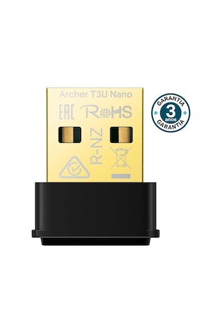 T3u Ac1300 Mbps Çift Bant Usb 2.0 Wi-fi 5 Usb Adaptör