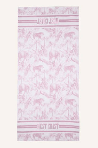 Defacto Desenli Pamuklu Pembe Plaj Havlusu W8309az26smpn1 Pembe-pn1
