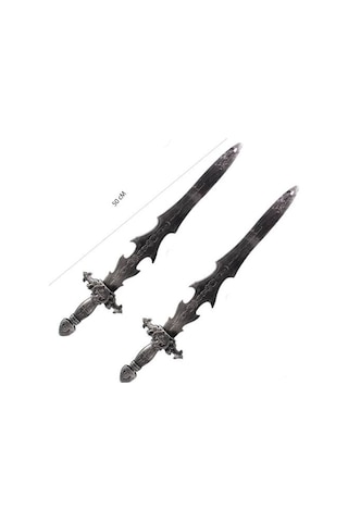 Oyuncak Kılıc Kalkan Seti 2 Kılıc 1 Kalkan 50 Cm