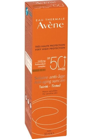 Avene Eau Thermale Solaire Yaşlanma Karşıtı Teinte SPF50 + 50 ML