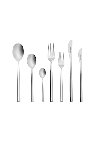 Karaca  Elegance New Liza Platin 12 Kişilik 84 Parça Çatal Kaşık Bıçak Takımı