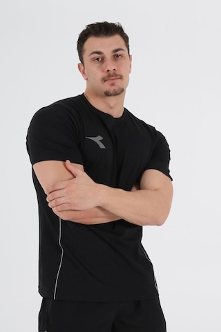 Diadora Satürn Antrenman T-Shirt Siyah
