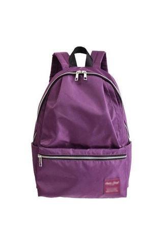 Şık Ve Minimalist Japon Tarzı Kadın Sırt Çantası, Ortaokul Öğrencileri İçin Hafif Ve Dayanıklı Naylon Okul Çantası, Günlük Kullanım Ve Seyahat İçin Pratik Sırt Çantası Mor