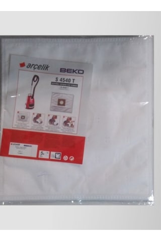 Arçelik Uyumlu S 4540 T Sentetik Süpürge Torbası