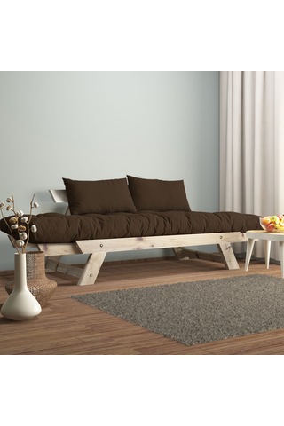 Adalar Masif Natural-kahve Renk 2li Kanepe Cpt8123-210