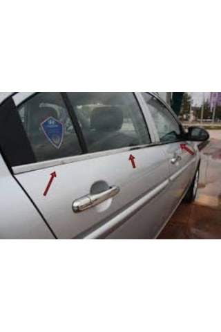 Hyundai Accent Era 2005-2011 Krom Cam Çıtası 4.Parça Paslanmaz