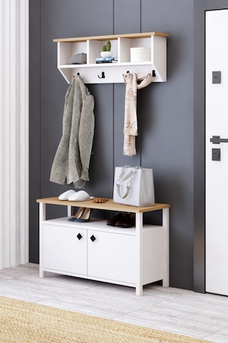 Remy Portmanto Sepet - Beyaz