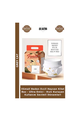 Xsmall Beden Evcil Hayvan Kilot Bez - Ultra Emici - Hızlı Kuruyan Kullanım Sevimli Dönemleri