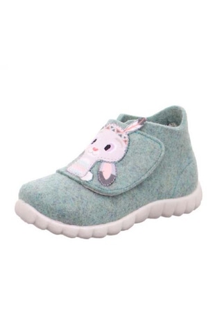 Superfit 1-800295 Happy Çocuk Su Yeşili Keçe Panduf Su Yeşili