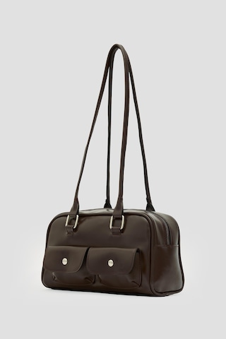 Rhan Retro Baget Çantası Kahve Kahve