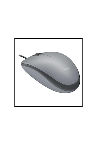Logıtech 910-006760, M110 Gri, Usb Kablolu, 1000dpi, Optik, 3 Tuşlu, Sessiz Mouse Diğer