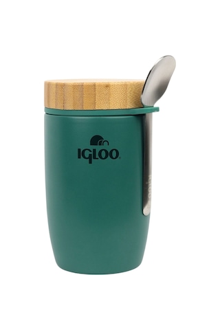 Çelik Yemek Termos - Igloo - Bamboo - 500 Ml - Yeşil - 205789 Çok Renkli