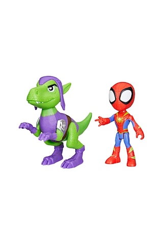 Spidey And His Amazing Friends Dino Webs Spidey & Goblin Raptor G Marvel