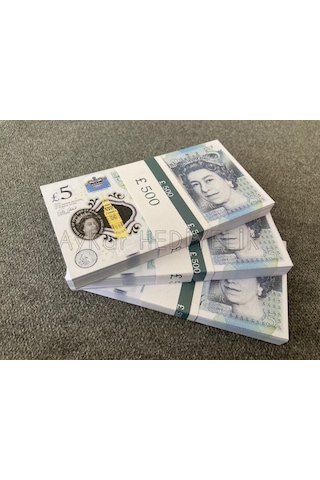 300 ADET 5 STERLİN BANKNOT POUND PARA GEÇERSİZ