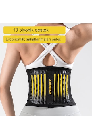 Postür Düzeltme Ve Bel Destekleme, Dik Duruş Korsesi Ve Ağırlık Kemeri Medium Sİyah