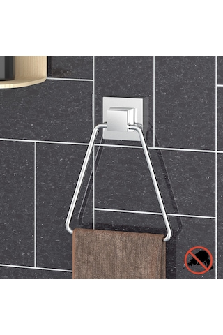 Teknotel Easyfıx Yapıskanlı Üçgen Havluluk Krom Ef233 Krom