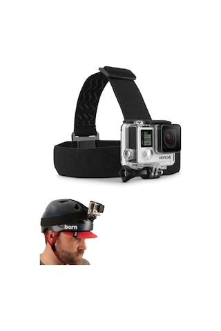 Prepare Aksiyon Kamera Uyumlu Kafa Tututcu Kaymaz Band Head Strap