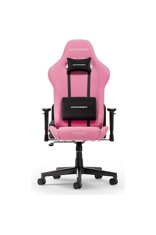 Dxracer Prince L Kumaş Serisi Su Geçirmez Oyuncu Koltuğu - Pembe Pembe