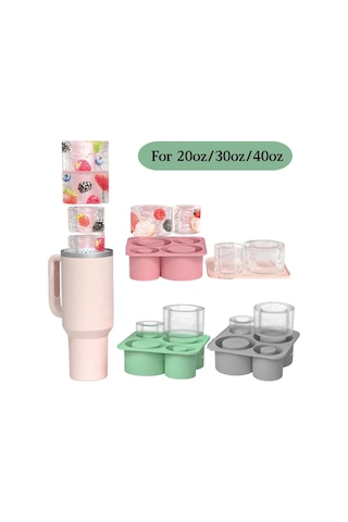 Tumbler Buz Kalıbı 20oz 30oz 40oz Stanley Aksesuarları 4 Adet