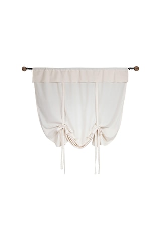 Naturel Potlu Perde Retro Krem