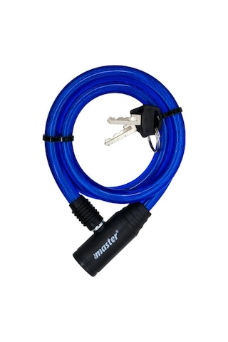 Master 500941 Anahtarlı Bisiklet Kilidi 10mm X 80cm Çok Renkli