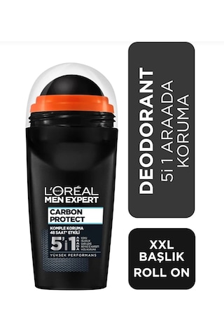 L'oreal Paris Men Expert Carbon 5'i 1 Arada Rollon 2 X 50 Ml