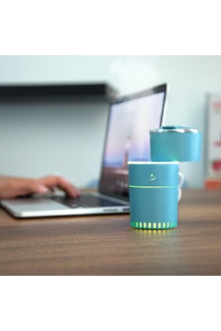 Lattice Ortam Nemlendirme Ve Dezenfektan Buhar Makinesi Mavi Usb Çok Renkli