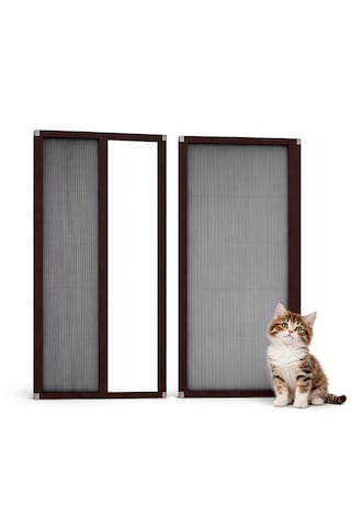 Akordiyon Kapı Kedi Sinekliği En:0-100 Cm X Boy:0-220 Cm Demir, Ahşap,pimapen,alüminyum Uyumlu Çok Renkli