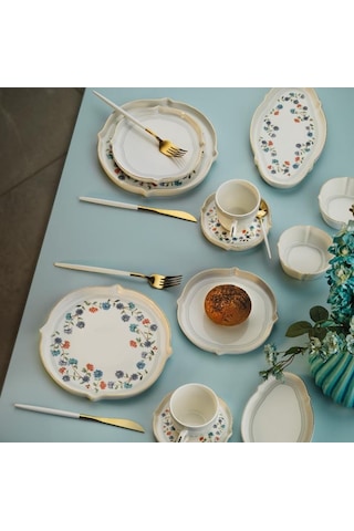 Aryıldız Lavinia 32 Parça Kahvaltı Seti Beyaz