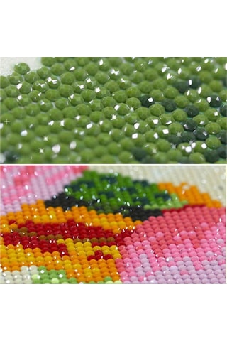 Xindoker Tam Taşlı Zs314 Dıy Kristal Dekoratif Tablo, 30x40cm Kanvas, Tam Set Araçlarla Siyah