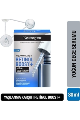 Neutrogena Retinol Boost Kırışıklık Karşıtı Yoğun Gece Serumu 30 ML