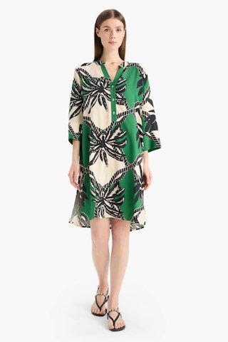 DeFacto Regular Fit Desenli Plaj Elbisesi-Fall in Love D0452AX25SMGN512