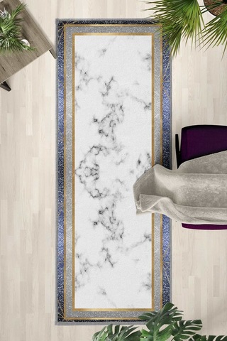 Ehl-180 Opy Salon Mutfak Yatak Odası Yıkanabilir Yolluk Açık Gri