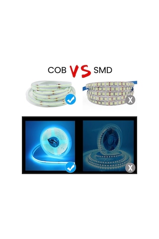 Sarı Dc 5v Usb Cob Şerit 320leds/m Beyaz/buz Mavisi/pembe/sarı/pembe/kırmızı Esnek Şerit Halat Gece Lambası Tv Arkaplan Led Şerit 1m