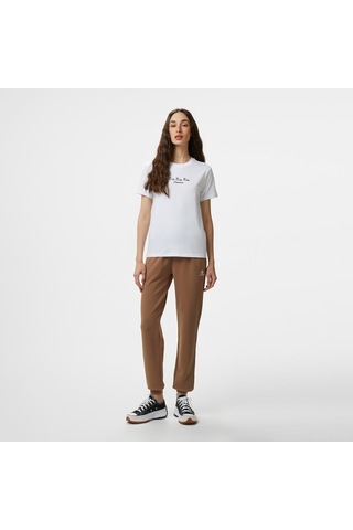 Converse Kadın Beyaz T-shirt 10027753 Beyaz